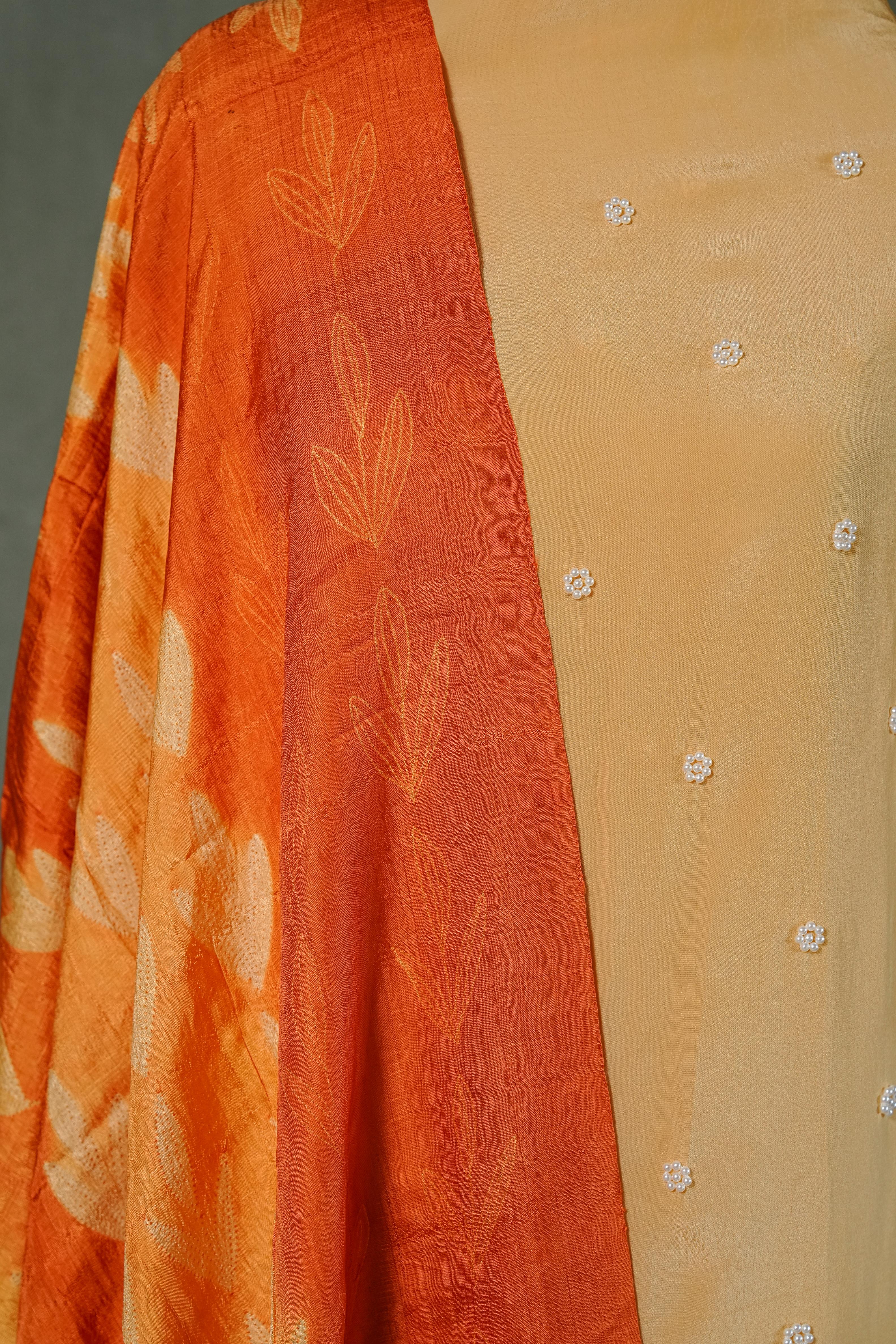 Needle shibori suit set