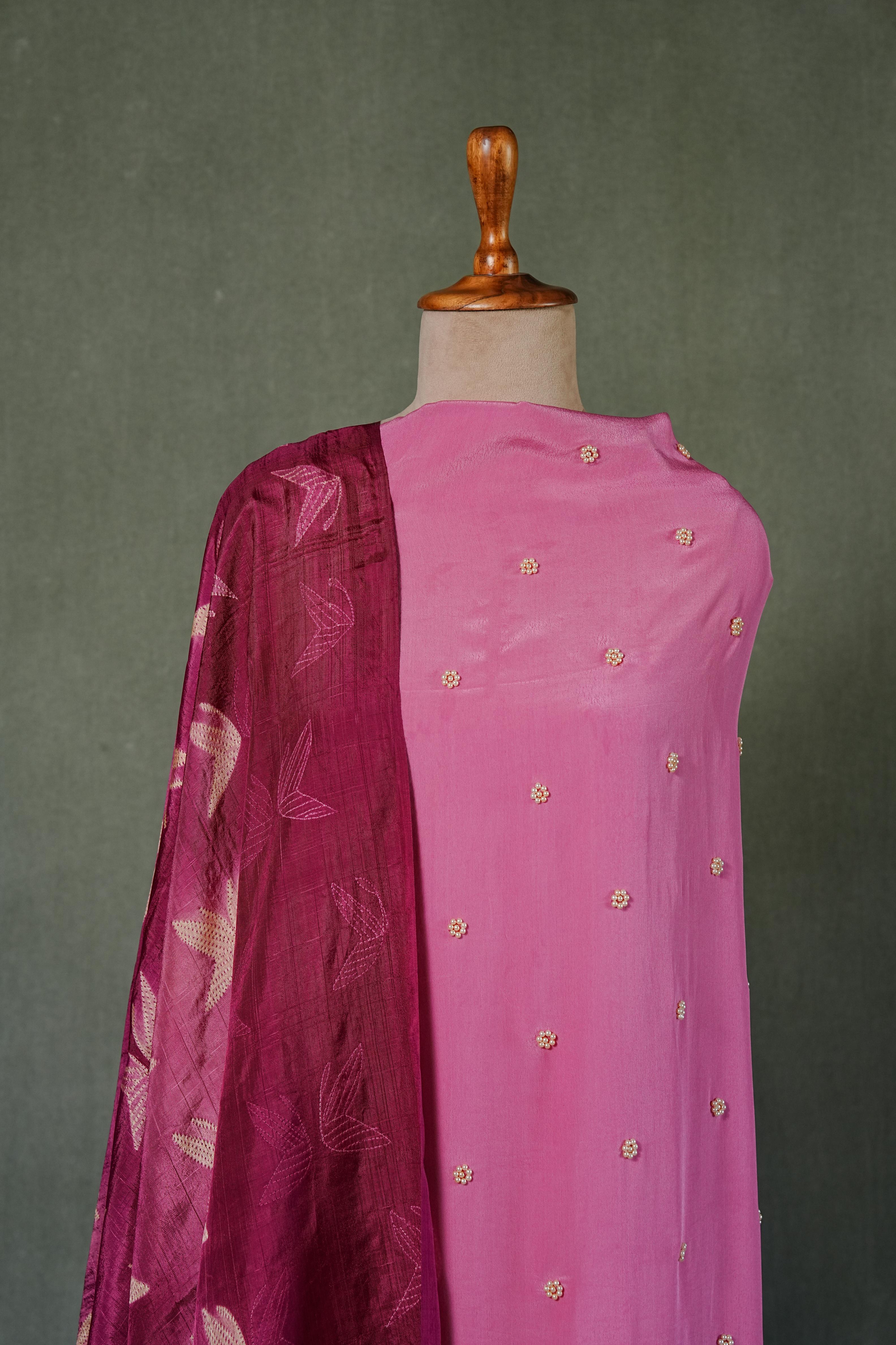 Needle shibori suit set