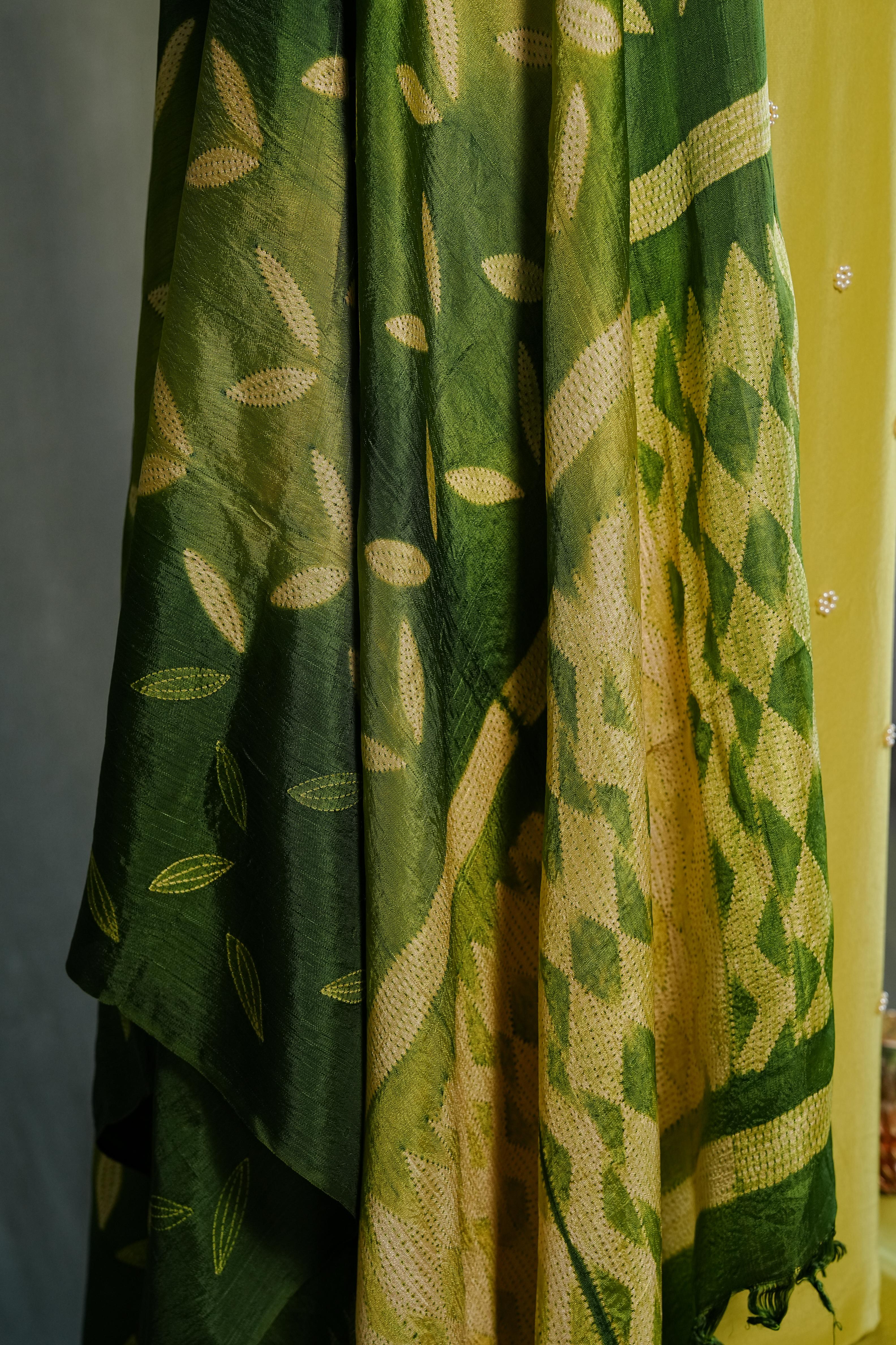 Needle shibori suit set