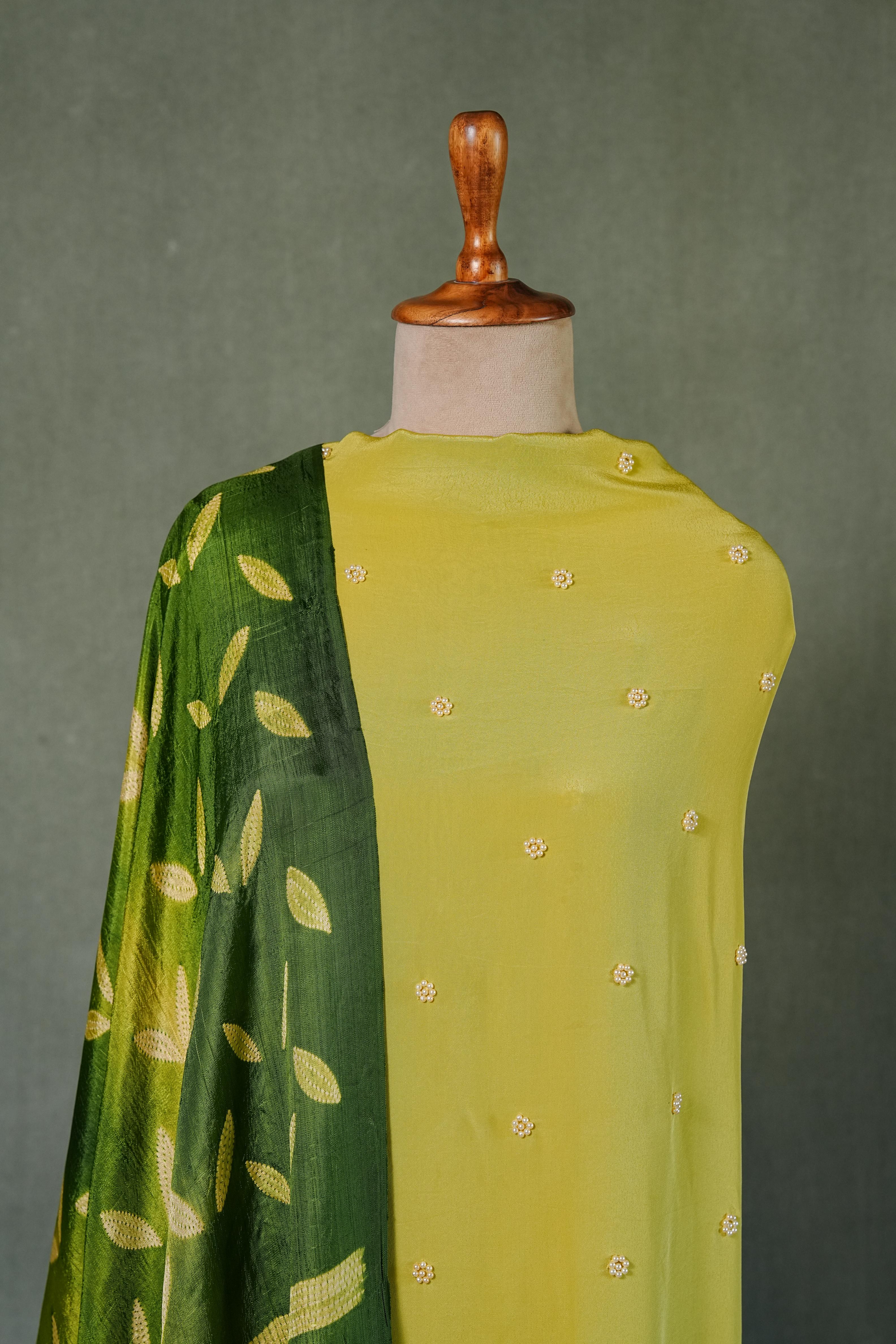 Needle shibori suit set